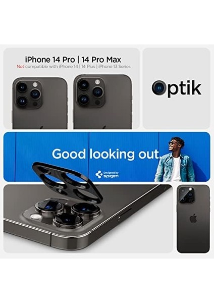 16 Pro Max / 16 Pro / 15 Pro Max / 15 Pro / 14 Pro Max / 14 Pro ile Uyumlu Kamera Lens Camı Koruyucu Glas.tr Optik (2 Adet) - AGL05273 modelleri