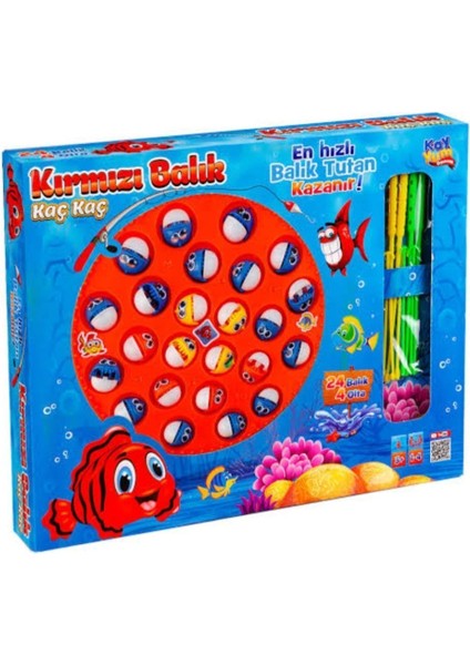 Müzikli Balık Tutma Oyuncağı Kırmızı Balık Gölde Kıvrılıyor Oyuncak Kırmızı Balık Oyun Seti