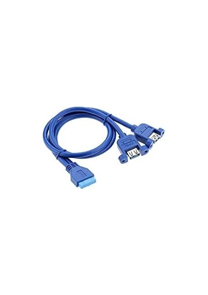 Ars 19 Pin USB 3.0 Dişi To 2x USB 3.0 Dişi Panel Tipi Kablo fiyatları