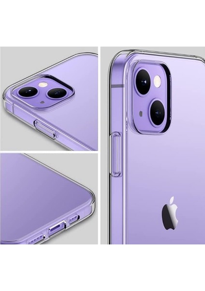 Happy Şeffaf Kılıf 14 Uyumlu Şeffaf Kılıf 14 (6.1&apos;&apos;) Şeffaf Silikon Kılıf Transparent 14 Kılıfı fiyatları