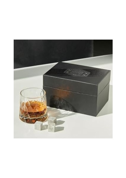 Özel Kutusunda Desenli Viski Kadeh Seti Viski Taşı Set modelleri