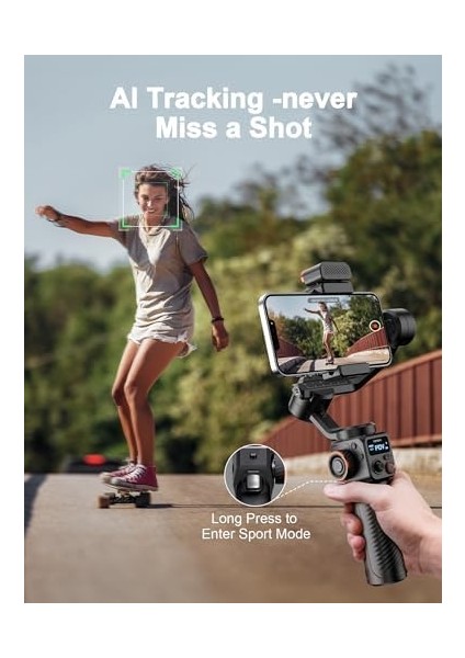 Isteady M6 Kit Akıllı Telefon Görüntü Sabitleyici Gimbal modelleri