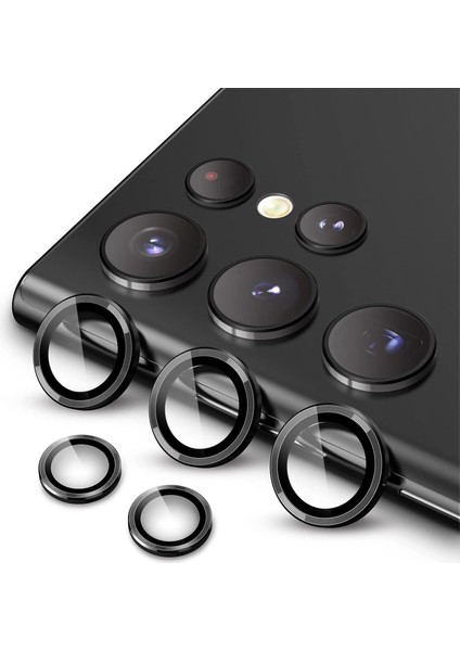 Görüntü Kalitesi Bozmayan Kamera Lens Safir ( ) (Siyah, S25 Ultra)
