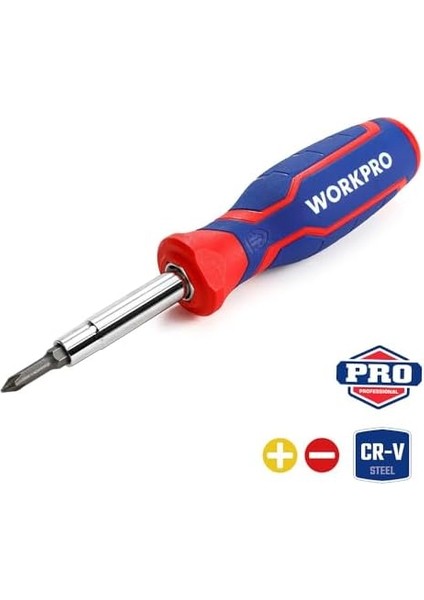 WP221046 6-In-1 Profesyonel Çok Fonksiyonlu Değişken Uçlu Tornavida Seti fiyatları
