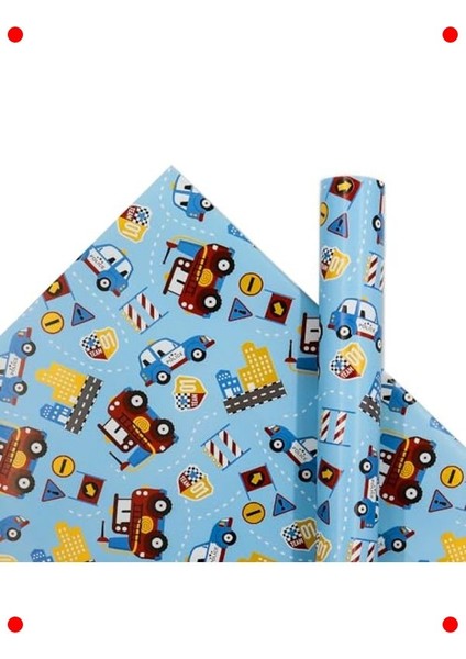 Büyük Boy Hediye Paketleme Kağıdı Seti (2'li)