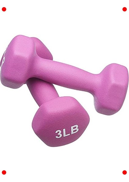 Neopren Altıgen Dambıl Seti (2 Adet) - Kaymaz