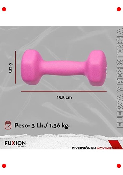 Neopren Altıgen Dambıl Seti (2 Adet) - Kaymaz modelleri