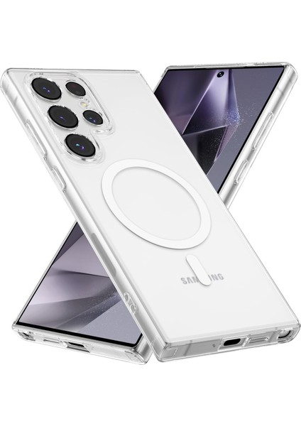 S24 Ultra Için ile Uyumlu Kılıf Darbeye Dayanıklı Şeffaf Kapak ( S24 Ultra)
