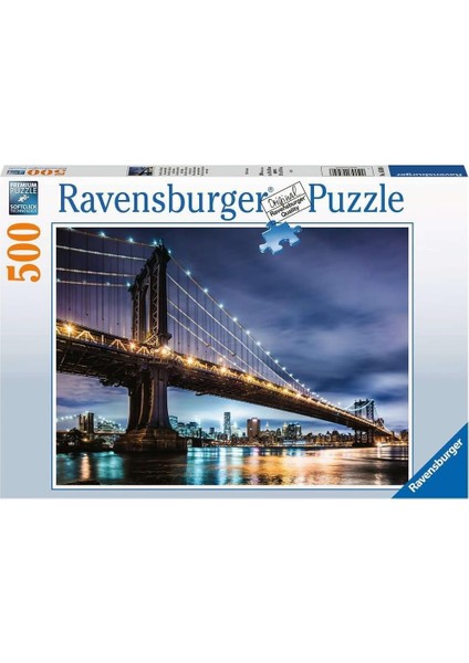 165896 New York Puzzle, 500 Parça, Çok Renkli