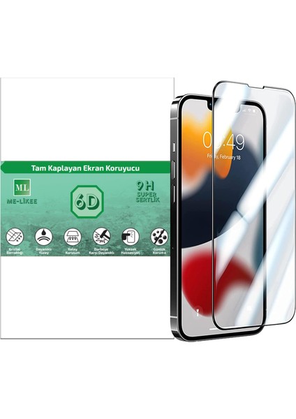Me-Likee 15 Pro ile Uyumlu 6d Ekran, -Statik, Tam Kaplama, Kurulum, Berraklık