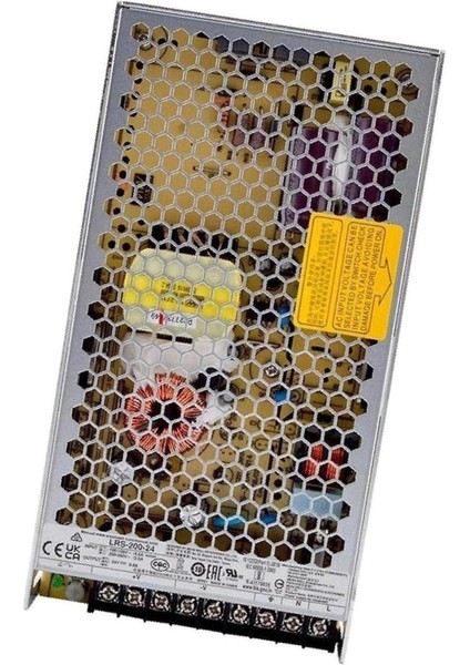 Tip 211,2W 24V 8,8A LRS-200-24 Ac-Dc Tek Çıkış LRS-200 Serisi Well Anahtarlama Güç Kaynağı