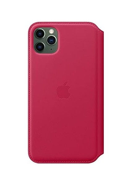 11 Pro Max Için Deri Folyo Kılıf - Ahududu fiyatları