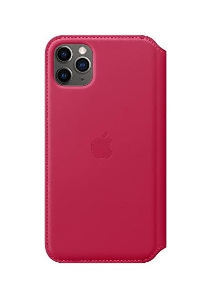 11 Pro Max Için Deri Folyo Kılıf - Ahududu modelleri