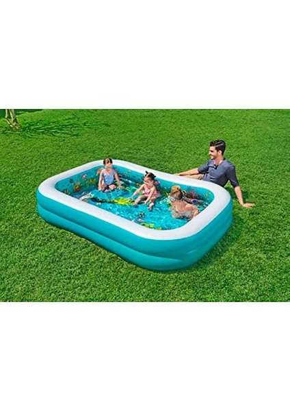 3D Undersea Şişirilebilir Oyun Havuzu 2,62 M x 1.75 M x 51 cm fiyatları