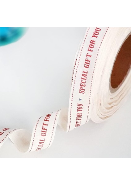 Pamuk Şerit, Hediye, 1.5 cm 5 Metre