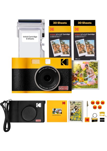 Mini Shot 2 Era Sarı 2.1x3.4 + 60 Yaprak + Aksesuar Kiti