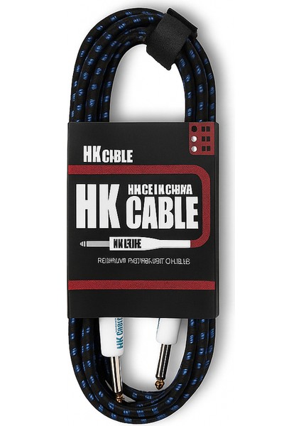 3 Metre Enstrüman Jak Kablosu (Kırılmaz Ütü Kablo)