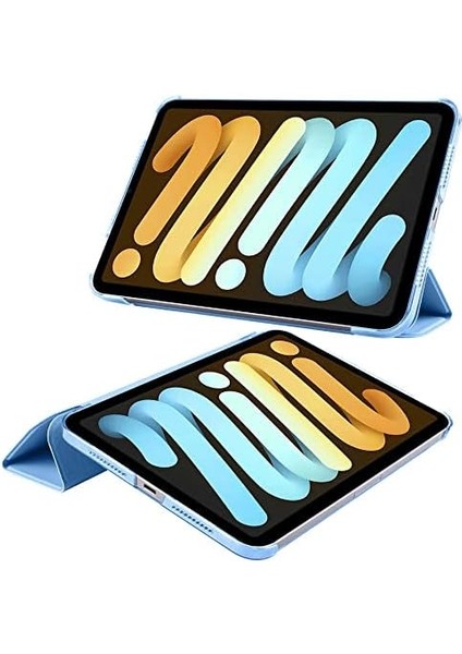 11 Inç iPad (A16) / iPad Air 10.9 Inç/ipad 10.nesil 10.9 Wi-Fi Tablet ile Uyumlu Tablet Kılıfı Smart Cover Uyku Modlu Arkası Sert Şeffaf Kapak Siyah fiyatları