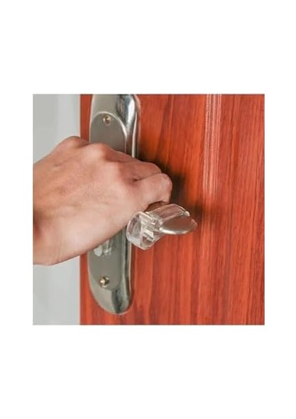 Şeffaf Silikon Plastik Kapı Kolu Tutucu Tutacağı Durdurucu Pencere Tamponu Stoperi (20 Adet) modelleri