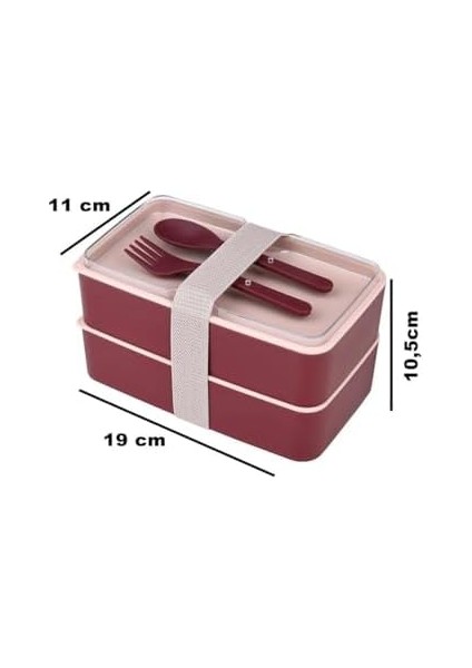 Store 2 Kat Yemek Saklama Kabı Beslenme Kutusu Seti - Sporcu Diyet Öğrenci Fitness Okul Işyeri Sefer Tası fiyatları
