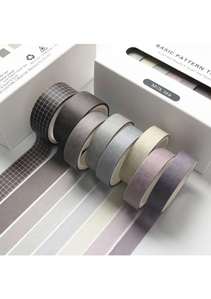 Tea Temalı 6 Renkli Washi • Sticky