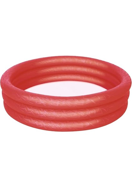 Şişme Havuz 3 Halkalı Kırmızı 51025