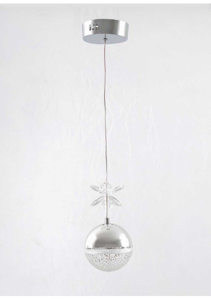 Drop Model Tek Toplu Modern Ledli Hol Avize