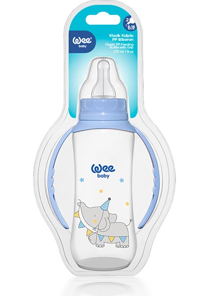 745 Wee Baby Kulplu Pp Biberon 270ML Mavi fiyatları