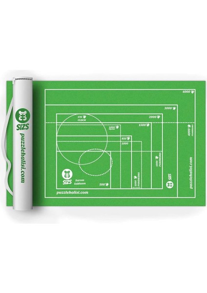 Puzzle Halısı 1000’LIK Den 6000&APOS;LIĞE Kadar Farklı Boyutlar | Askılı Çanta | Puzzle&apos;ı Sar Sakla ve Açtığında Kaldığın Yerden Devam Et (4000&APOS;LIK)