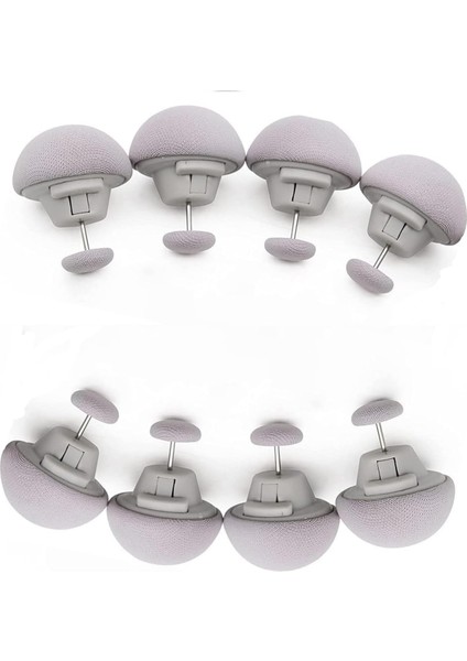8 Adet Yorgan Iğnesi Çarşaf Sabitleyici Nevresim Takımı Sabitleme Düğmesi, Yorgan Düğmesi, Mantar Kaydırmaz Iğne Gri Renk