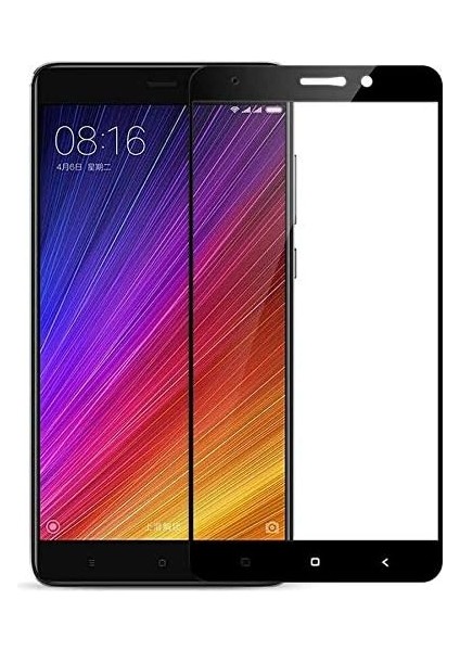 ile Uyumlu Mi 5s Ekran Koruyucu Tam Kapatan Fib Siyah