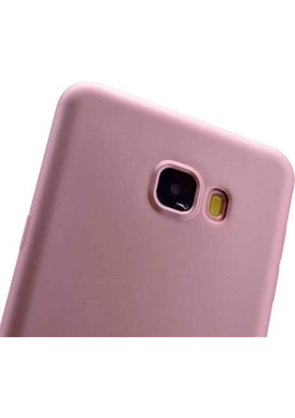 Galaxy C5 Uyumlu Mat Yumuşak Silikon Kılıf (Mavi) fiyatları