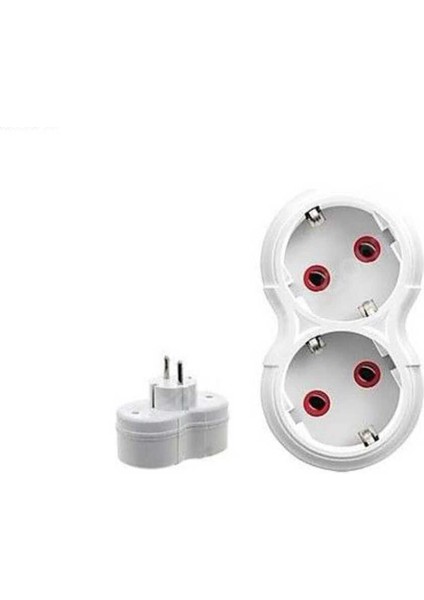 2 'li Duvar Tipi Golyat Piriz Çoğaltıcı