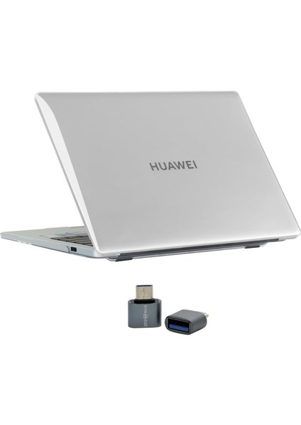 Matebook D16 Kılıf (2024 Yılı) ile Uyumlu Parlak Iz Yapmaz Şeffaf