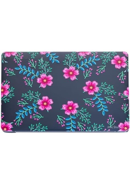 Kılıf Matebook D15 Kılıf (2019-2020-2021-2022 Yılı) ile Uyumlu Parlak 01NL Pembe-Mavi modelleri