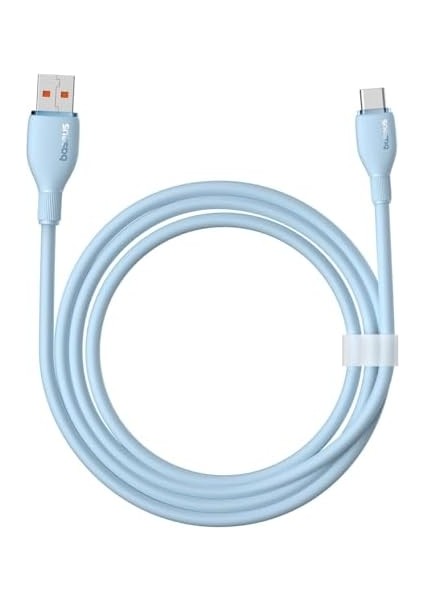 Pudding Hızlı Şarj Özellikli Type-C Kablo 100W, 1.2 Metre, Mavi modelleri