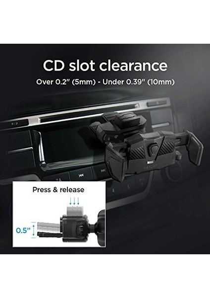 CD Slot Araç Içi Telefon Tutucu (Tüm Cihazlarla Uyumlu Araç Tutacağı) Kuel TMS24 - 000CG21945 fiyatları