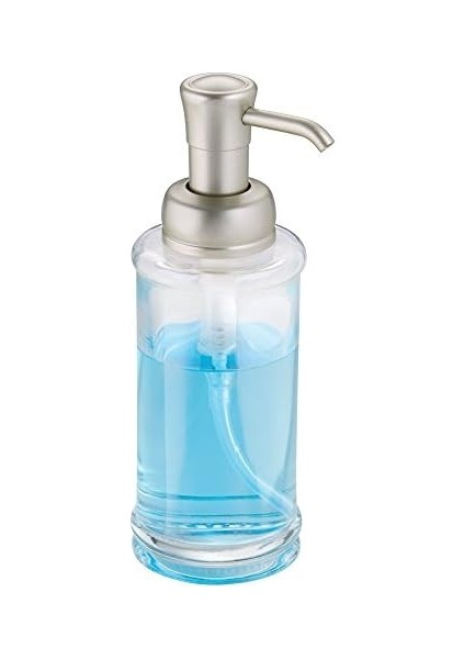 70425ES Sıvı Sabunluk Cam Şeffaf, Gümüş Pompalı modelleri