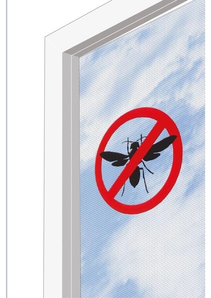 Pencere Sinekliği Tek Kanat 75X125 cm