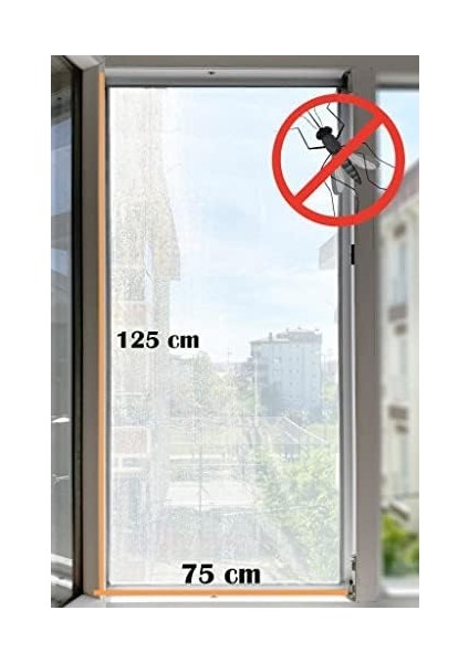 Pencere Sinekliği Tek Kanat 75X125 cm fiyatları