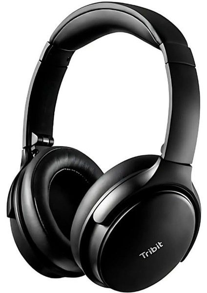 Quietplus 71 Anc Gürültü Engelleme 30 Saat Oynatma Süresi Rahat ve Ayarlanabilir Bluetooth Kulak Üstü Kulaklık Siyah