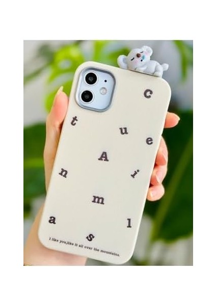 Go Aksesuar 11 ile Uyumlu 3D Oyuncaklı Koala Tasarımlı Yumuşak Silikon Kılıf modelleri