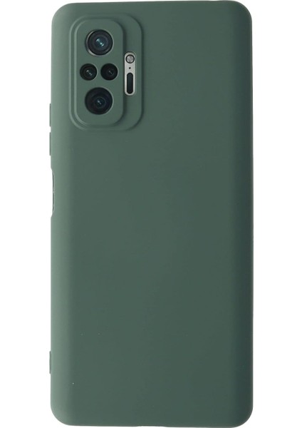 Kzy Iletişim 10 Pro ile Uyumlu Kapak Içi Kadife Kamera Korumalı Lansman Silikon Kılıf - Yeşil