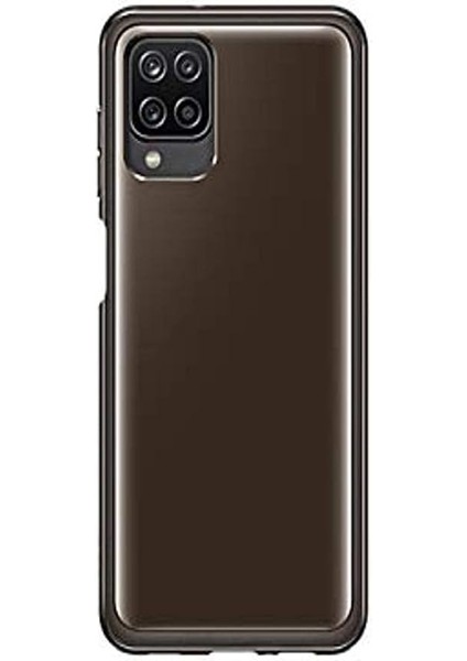 Soft Clear Cover A125F A12 Için - Siyah