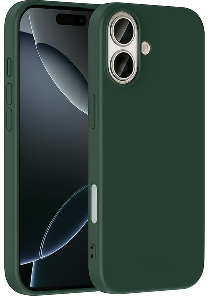 Psr Aksesuar Serisi Mara Lansman Kapak – Ultra Koruma Kadife Iç Dokulu Yumuşak Silikon Kılıf (Koyu Yeşil, 17)