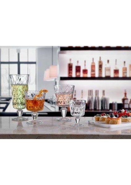 4&apos;lü Leafy Kokteyl Kadehi 270 cc fiyatları