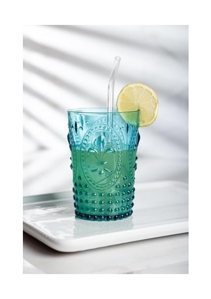 Akrilik Renkli 6&apos;lı & Su Meşrubat Kahve Yanı Bardağı 400 ml (Cam Değildir) fiyatları