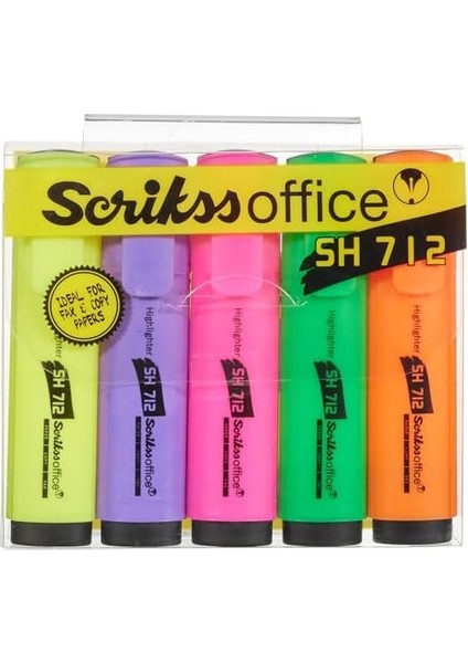 SH712 Fosforlu 5&apos;li Blister Paket Karışık Renk fiyatları