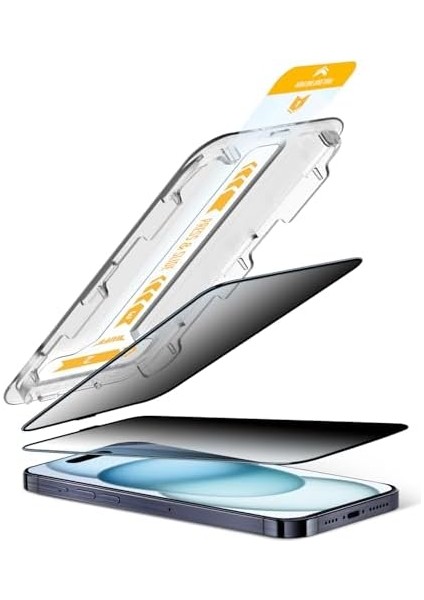 Labs 15 Serisi ile Uyumlu 5d Privacy Easyfit 2 Adet Kolay Uygulama Aparatlı Ekran Koruyucu Temperli Cam Hayalet Ekran (15) fiyatları