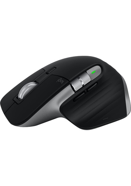 Mac Için Mx 3s Kablosuz Mouse, 8.000 Dpı, ve iPad Için, Sessiz, Ergonomik, Ultra Hızlı Kaydırma, Çoklu Cihaz Özelliği,, Siyah